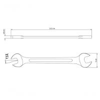 Chave Fixa Tramontina Master 20x22mm Corpo Em Aço Especial Cromado - 2