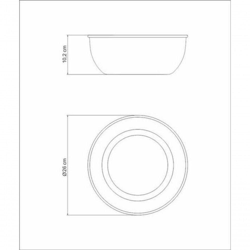 Pote Tramontina Freezinox Redondo Em Inox Com Acabamento Fosco Sem Tampa 4,2 Litros - 3