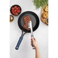 Pegador Tramontina Utilitá Cinza Em Aço Inox Com Cabo Emborrachado 28cm - 2