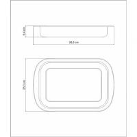 Assadeira Retangular Tramontina Cosmos 39cm Em Aço Inox - 4