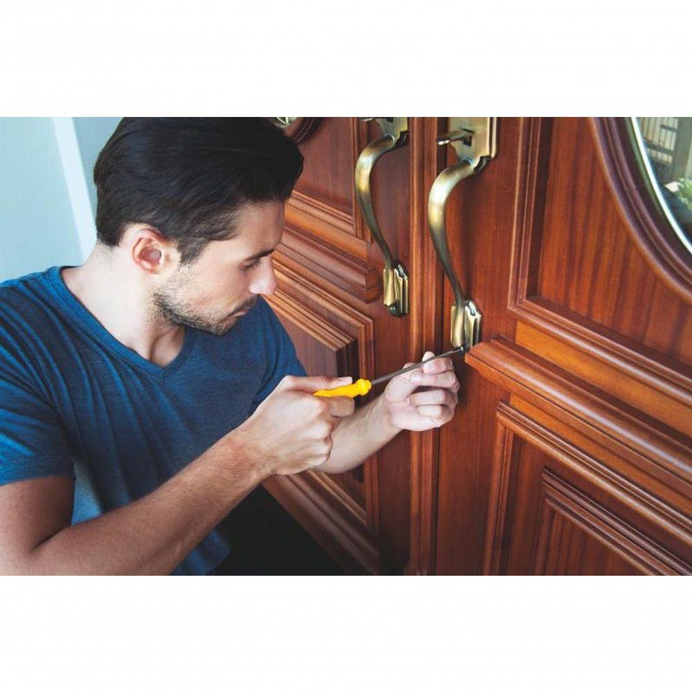 Chave De Fenda Tramontina Master Yellow 1-8x6" Com Ponta Cruzada - 2