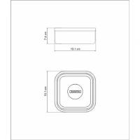 Pote Quadrado Tramontina Freezinox 19cm Em Aço Inox Com Tampa - 4