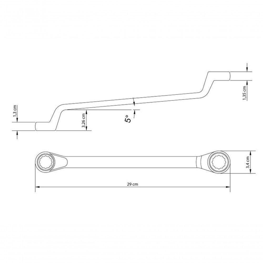 Chave Estrela Tramontina Master 20x22mm Corpo Em Aço Especial Cromado - 2