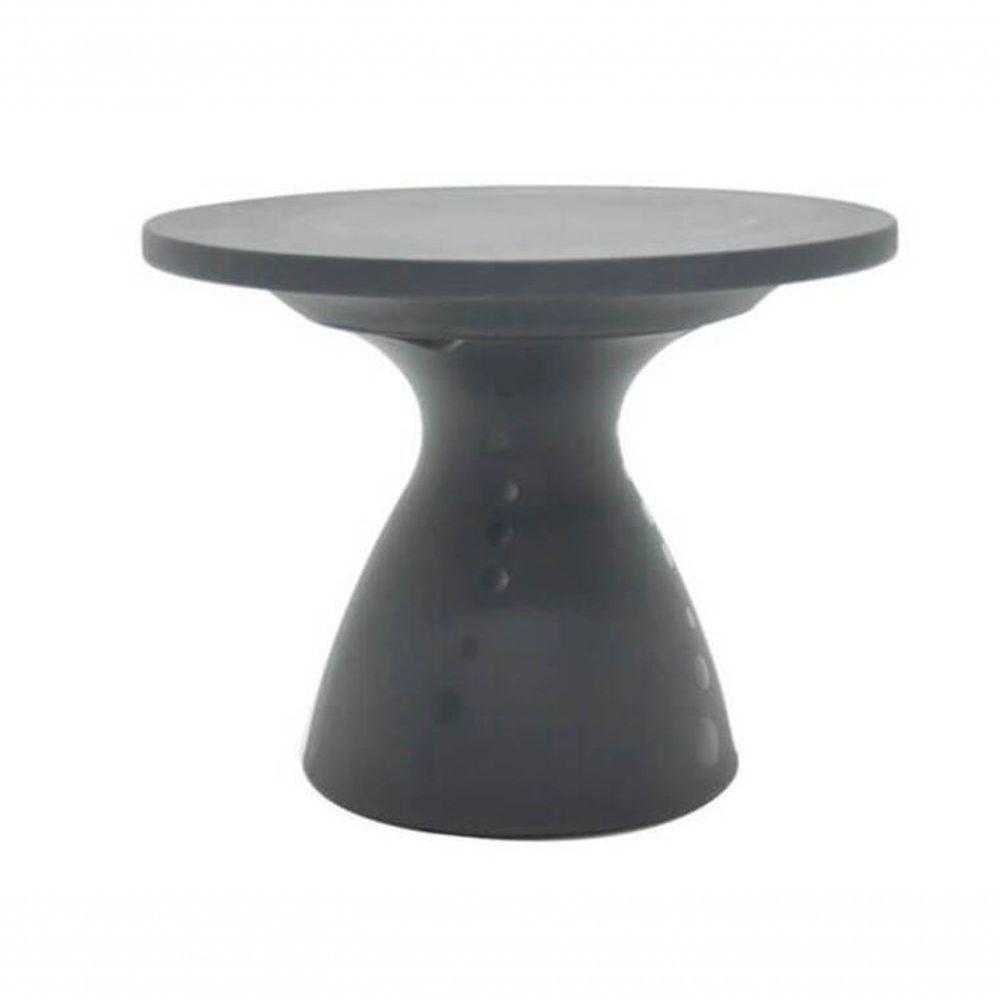 Mesa De Centro Tramontina Flut Em Polietileno Grafite - 1