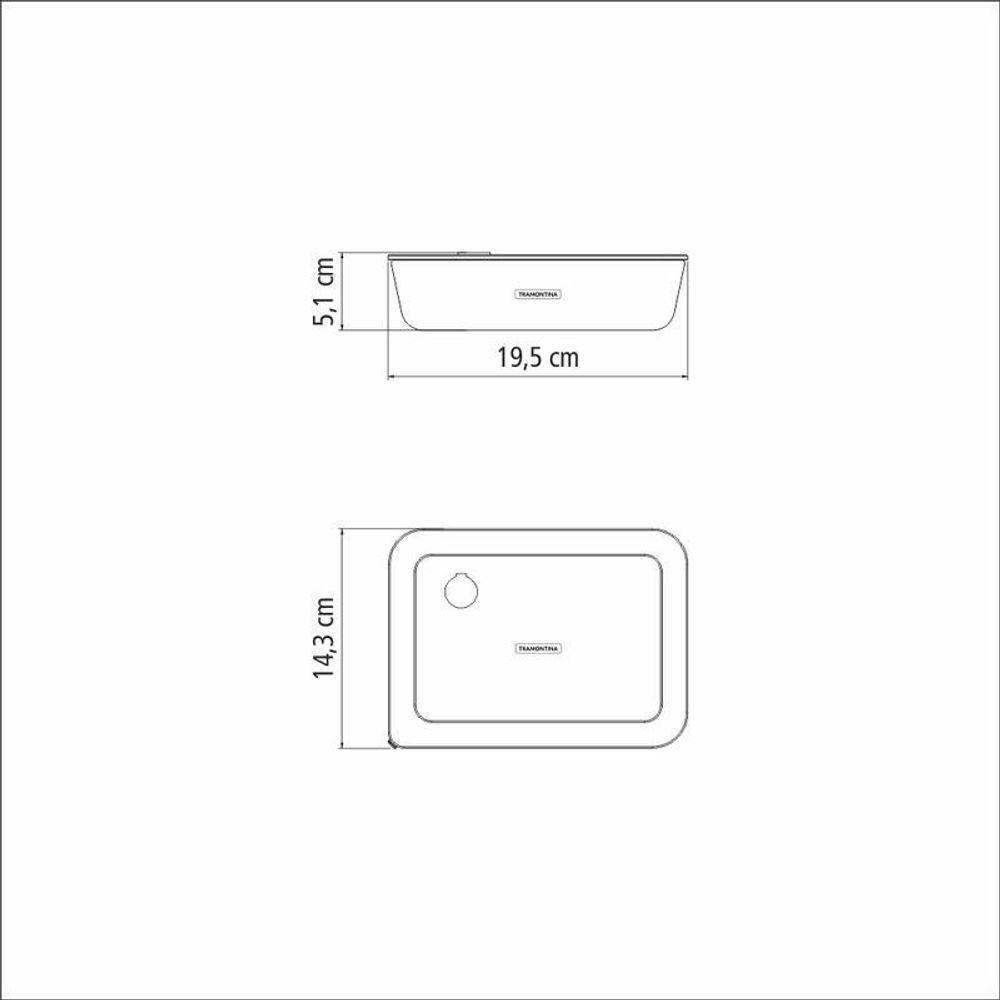Pote De Vidro Tramontina Vittra 0,7 Litros Com Tampa Hermética De Silicone - 4