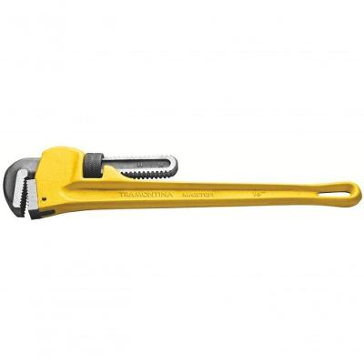 Chave Para Tubos Tramontina Master 18" Em Ferro Fundido Modelo Americano