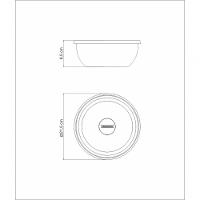 Pote Tramontina Freezinox Redondo Em Inox Com Tampa Plástica 2,2 Litros - 3