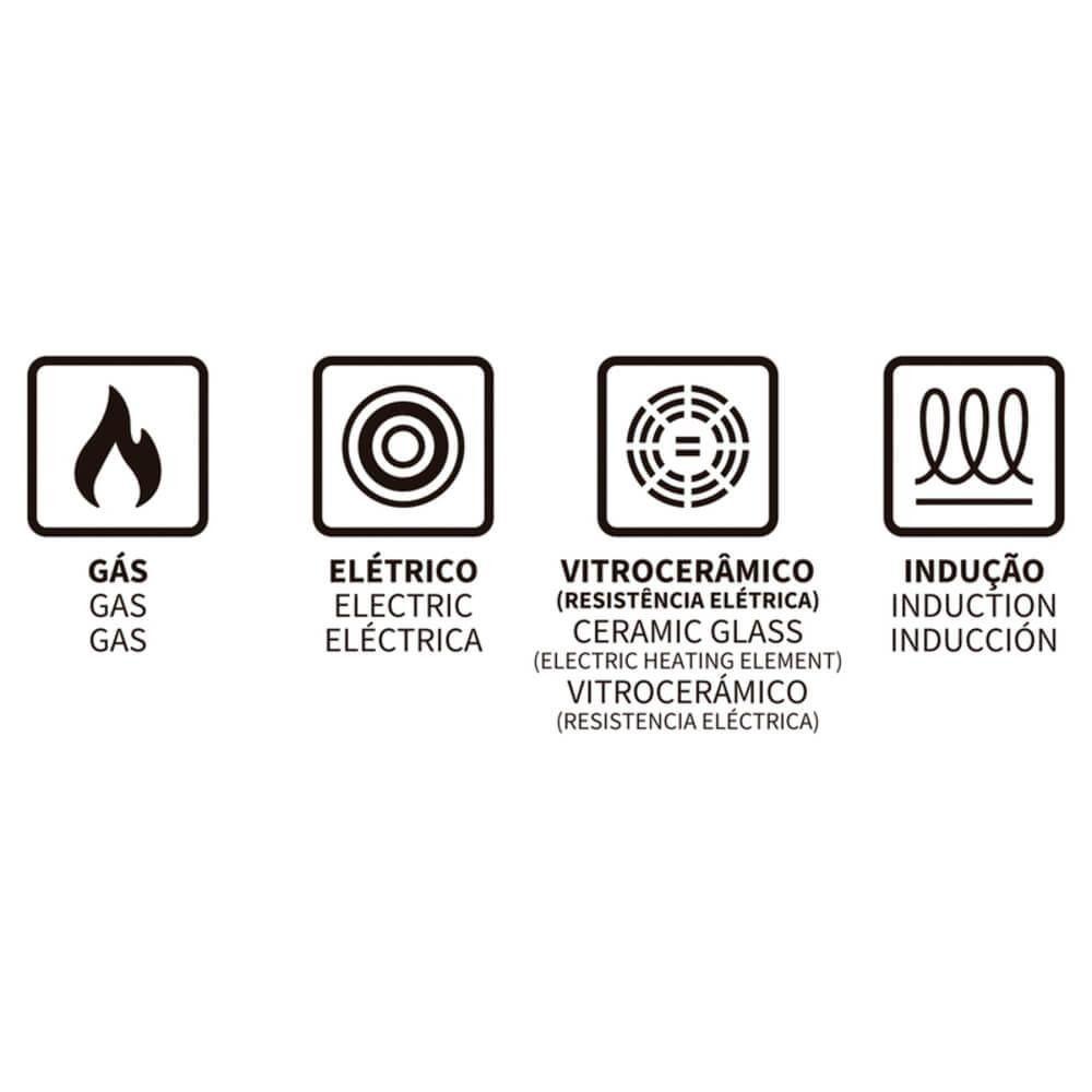 Caçarola Quadrada Tramontina Lyon Em Alumínio Com Revestimento Preto 28cm - 3