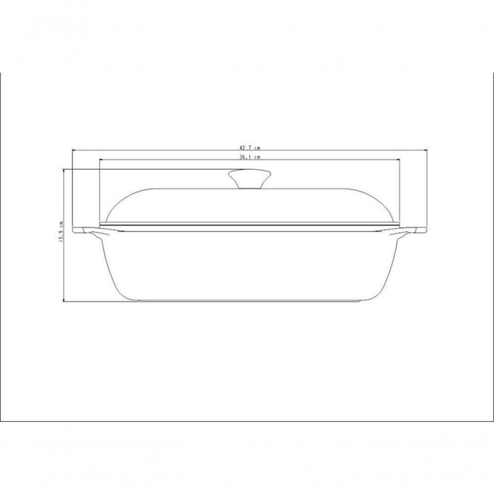 Caçarola Quadrada Tramontina Lyon Em Alumínio Com Revestimento Preto 28cm - 4