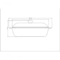 Caçarola Quadrada Tramontina Lyon Em Alumínio Com Revestimento Preto 28cm - 5