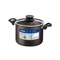 Caldeirão Tramontina Paris 16cm Em Alumínio Com Revestimento Antiaderente Chumbo E Tampa De Vidro - 3