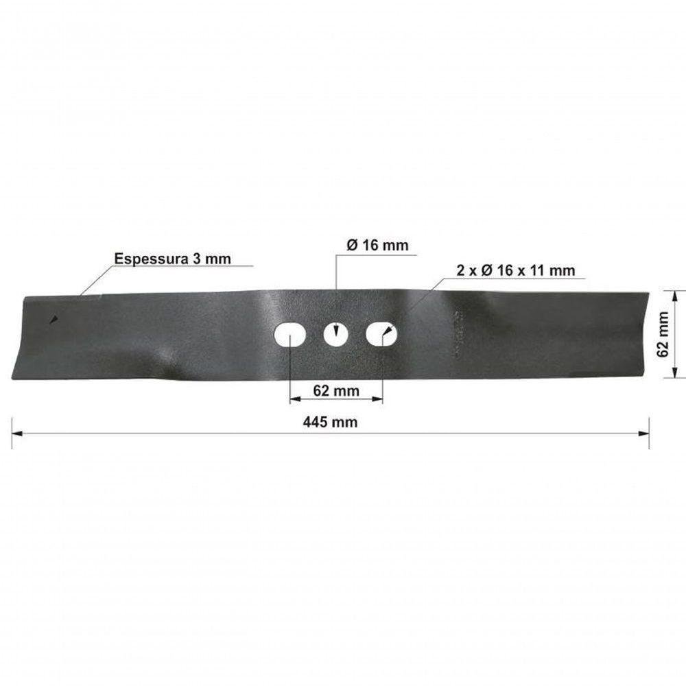 Lâmina De Reposição Para Cortador De Grama Tramontina Ce45m 450mm - 2