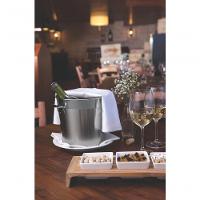 Balde Para Garrafas Tramontina Cosmos 20cm Em Aço Inox Fosco Com Borda Em Brilho - 2