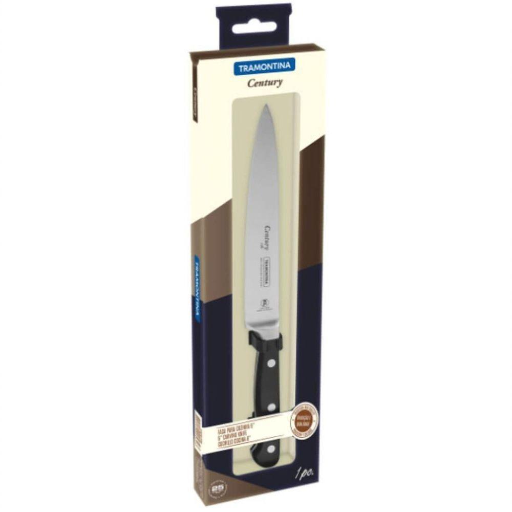 Faca Utility Tramontina Century Com Lâmina Em Aço Inox E Cabo Em Policarbonato E Fibra De Vidro 6 - 3