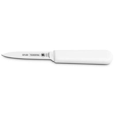 Faca Para Legumes Tramontina Profissional Com Lâmina De Aço Inox E Cabo Em Polipropileno Branco 3