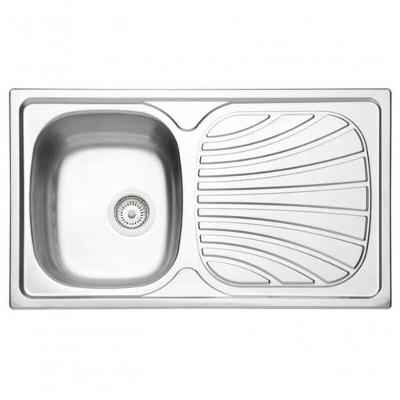 Cuba De Sobrepor Tramontina Alpha 34 Plus R Inox Acabamento Natural 86x50cm Com Acessório