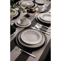 Conjunto Xícara E Pires De Chá Tramontina Sienna 185ml 2 Peças Em Porcelana Decorada - 2