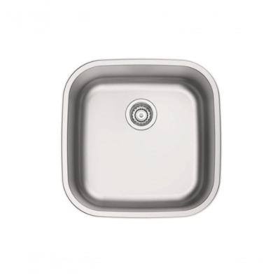 Cuba De Embutir-sobrepor Tramontina Aria Maxi 40 Bs Em Aço Inox Acabamento Escovado 40x40 Cm