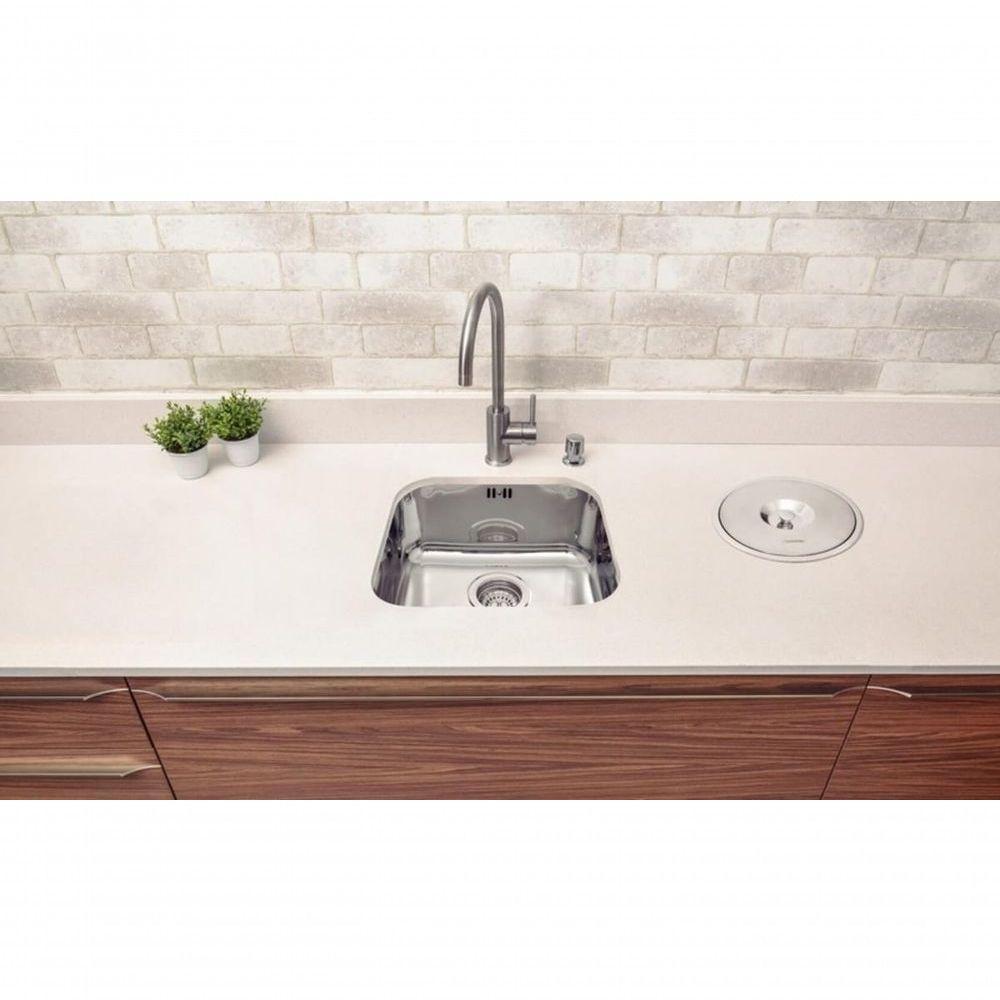 Cuba De Embutir Tramontina Lavínia 40 Bl Em Inox Alto Brilho Com Escape 40x34cm - 2