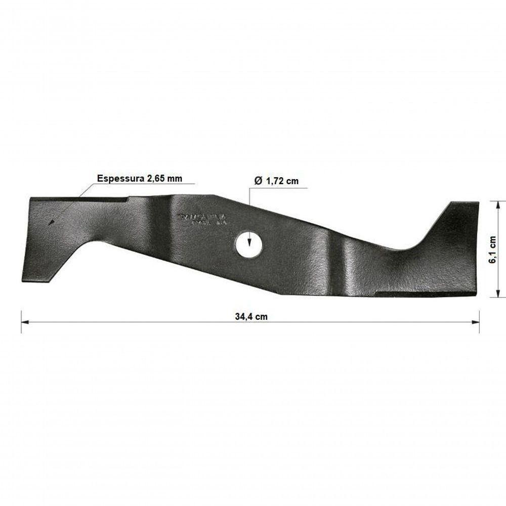 Lâmina De Reposição Para Cortador De Grama Tramontina Ce35m2 E Ce35p 350mm - 2