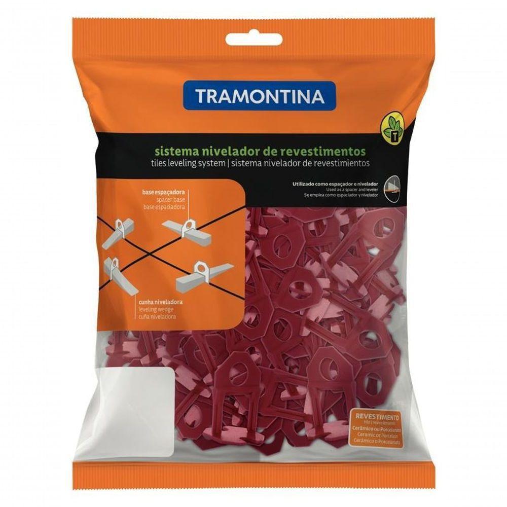 Base Espaçadora Plástica Tramontina Estreita Eco 3mm Saco Com 100 Unidades - 2