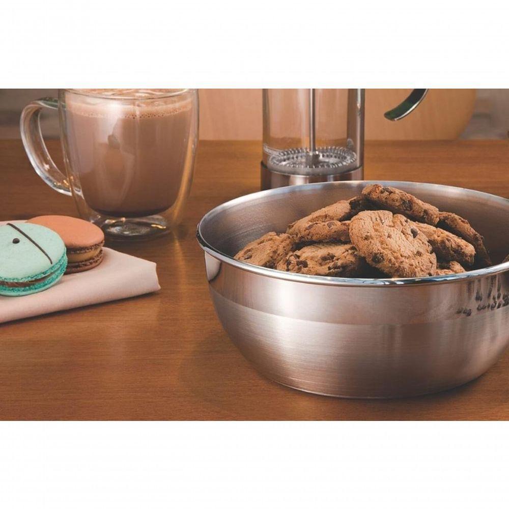 Pote Tramontina Freezinox Redondo Em Inox Com Acabamento Fosco Sem Tampa 1,6 Litros - 2