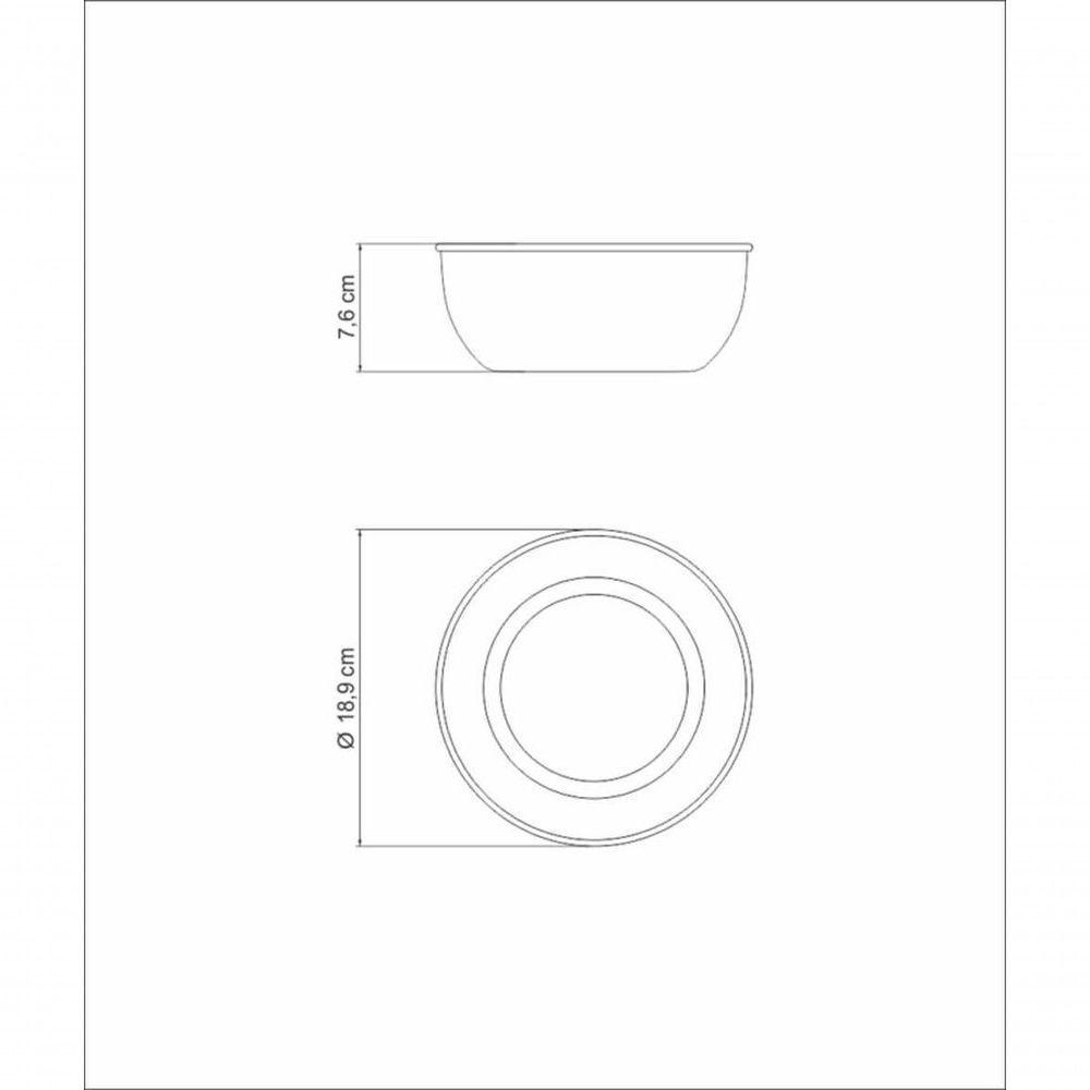 Pote Tramontina Freezinox Redondo Em Inox Com Acabamento Fosco Sem Tampa 1,6 Litros - 3