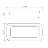 Forma Pão E Bolo Tramontina Alumínio 22cm 1,2l Grafite - 4