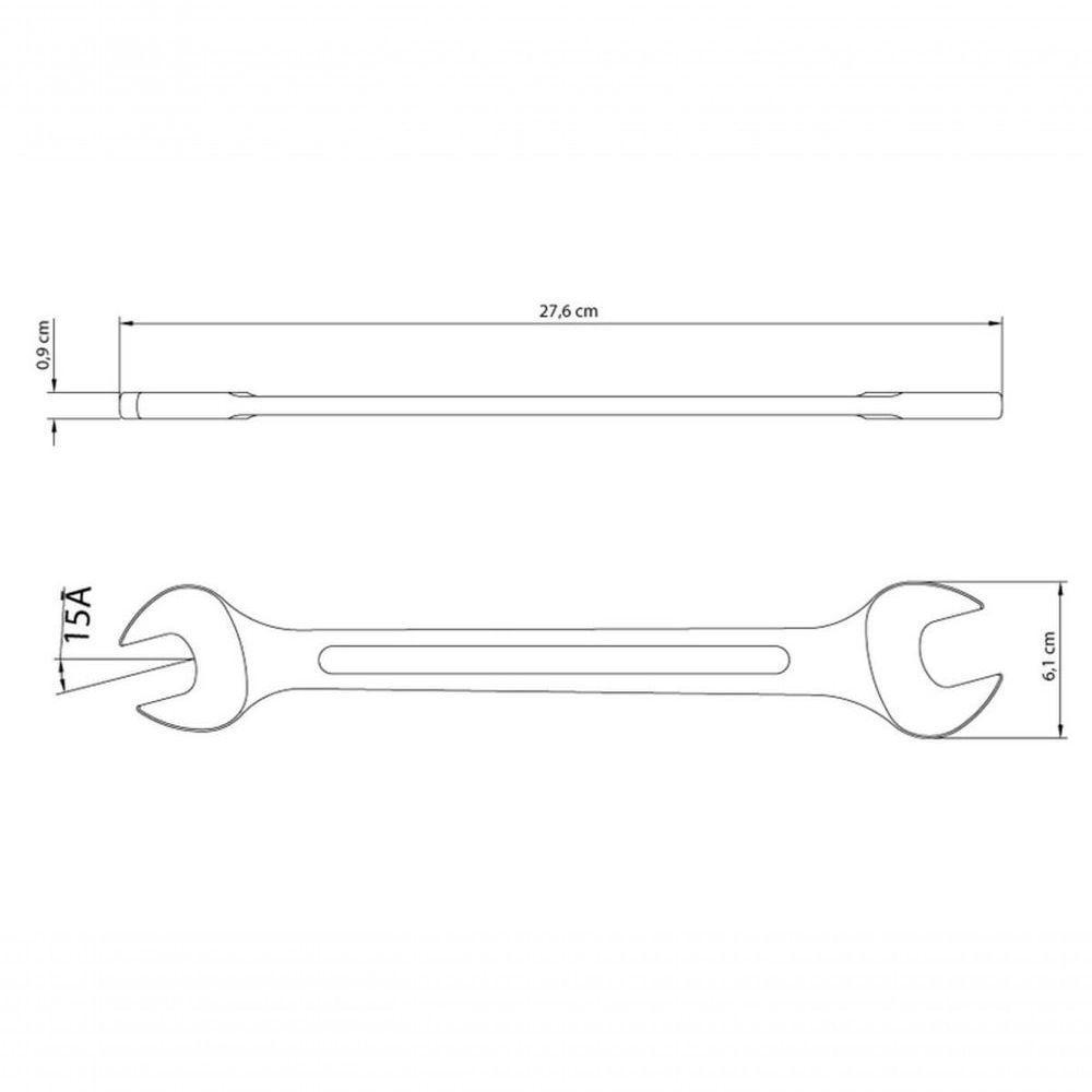Chave Fixa Tramontina Master 25x28mm Corpo Em Aço Especial Cromado - 2
