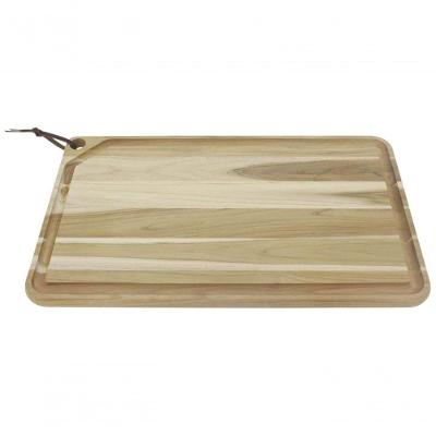 Tábua Para Churrasco Tramontina Em Madeira Teca 60x36cm