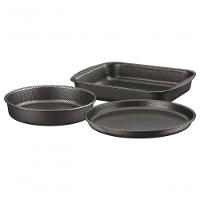 Conjunto De Assadeiras Tramontina Paris 3 Peças Em Alumínio E Revestimento Antiaderente Grafite - 1