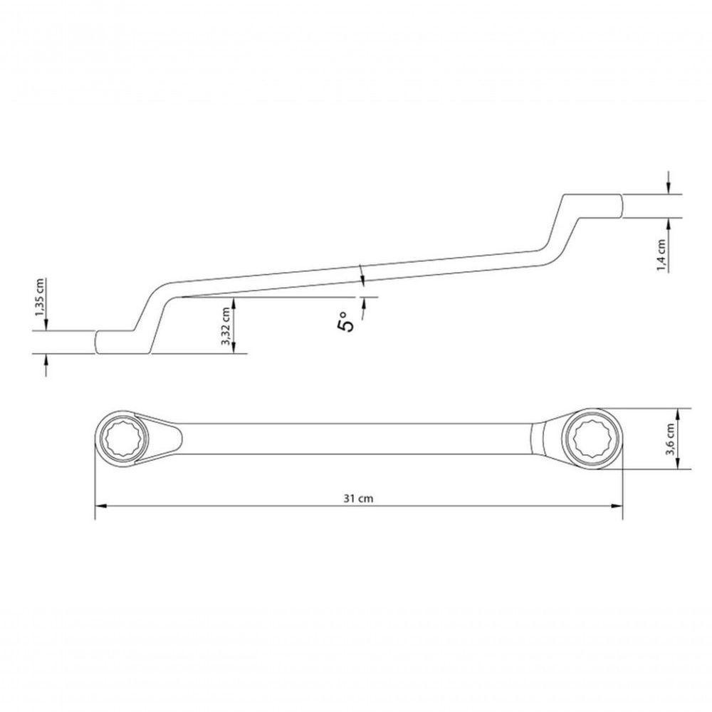 Chave Estrela Tramontina Master 21x23mm Corpo Em Aço Especial Cromado - 2