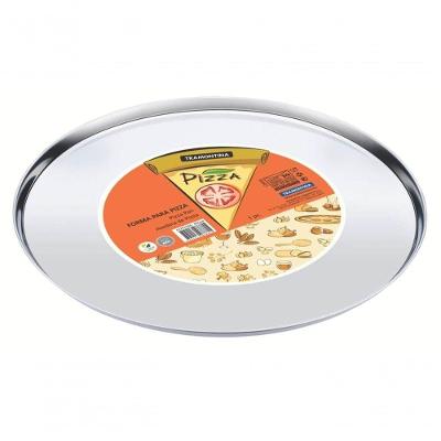 Forma Para Pizza Tramontina Service Em Aço Inox 30cm