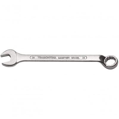 Chave Combinada 28 Mm Com Pescoço Tramontina Master Corpo Forjado Em Aço Especial Cromado