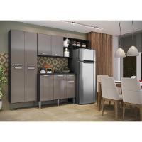 Cozinha Compacta com Armário e Balcão com Tampo Preta - 2