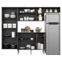 Cozinha Compacta com Armário e Balcão com Tampo Preta - 7