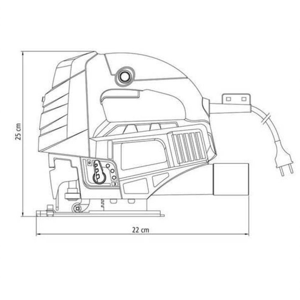 Serra Tico-tico Tramontina 600 W Uso Doméstico 220 V - 3