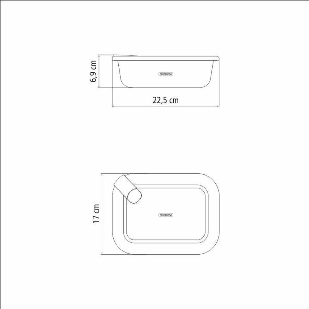 Pote De Vidro Tramontina Vittra 1,52 Litros Com Tampa De Vidro Hermética De Silicone - 4