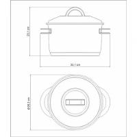 Caldeirão Solar Tramontina 24cm Em Aço Inox