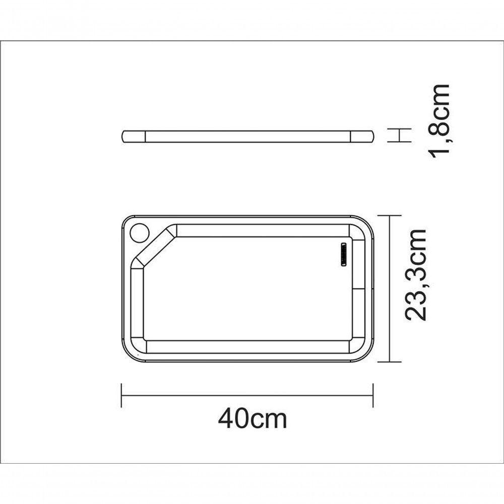 Tábua Para Churrasco Tramontina Retangular Em Madeira Teca Natural 49 X 28 Cm - 5