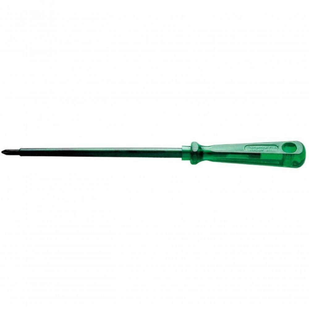 Chave De Fenda Isolada Ponta Cruzada Em Aço Cromo Vanádio 6x250mm 1-4x10" Tramontina Pro - 1