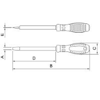 Chave De Fenda Isolada Iec 60900 Ponta Chata 6x150mm Tramontina Pro - 3