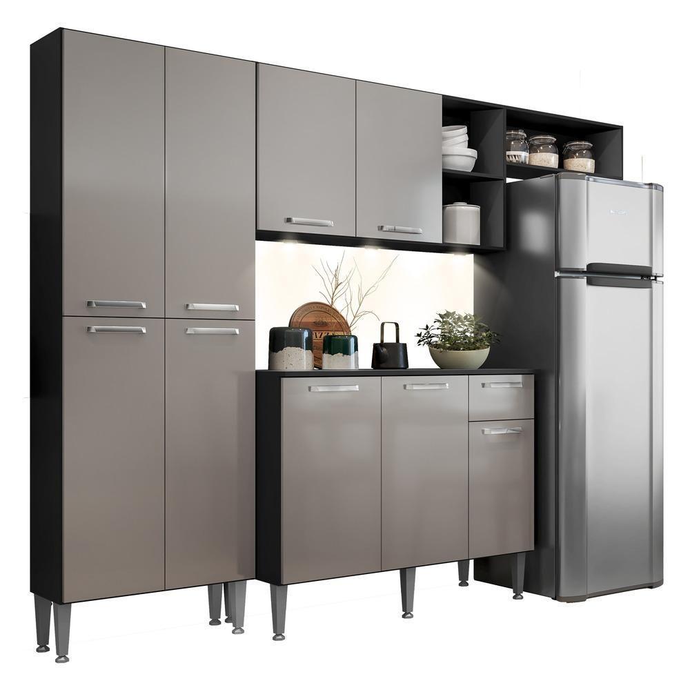 Cozinha Compacta com Armário e Balcão com Tampo Pequim - 7