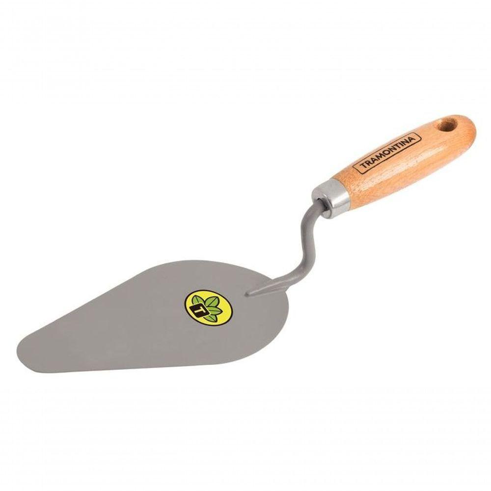 Colher De Pedreiro Tramontina Em Aço Com Cabo De Madeira 7 - 1