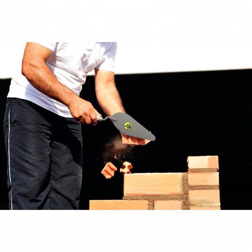 Colher De Pedreiro Tramontina Em Aço Com Cabo De Madeira 7 - 2