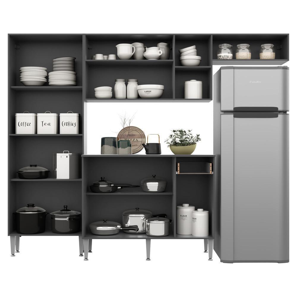 Cozinha Compacta com Armário e Balcão com Tampo Pequim - 8