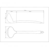 Concha Tramontina Apreciatta Em Silicone Com Cabo Inox Satinado - 3