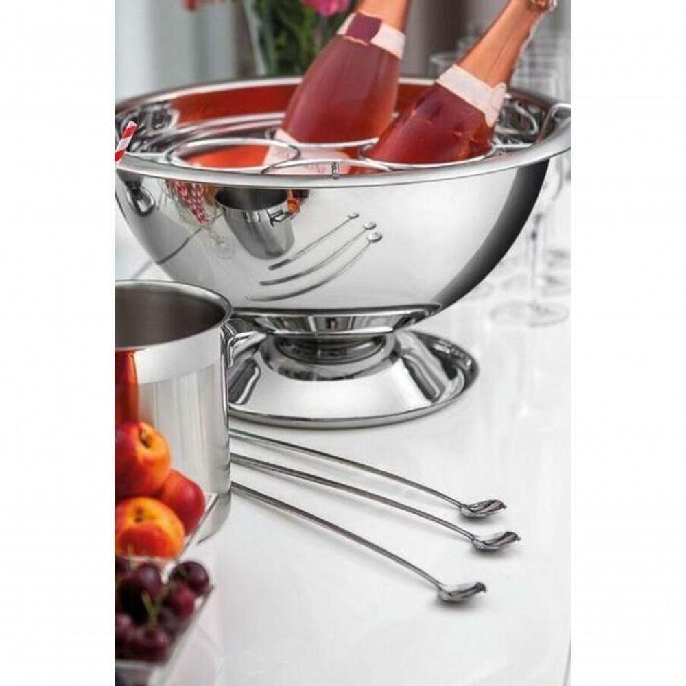 Champanheira Tramontina Rotonda 42cm Em Aço Inox Com Suporte Para 4 Garrafas - 2