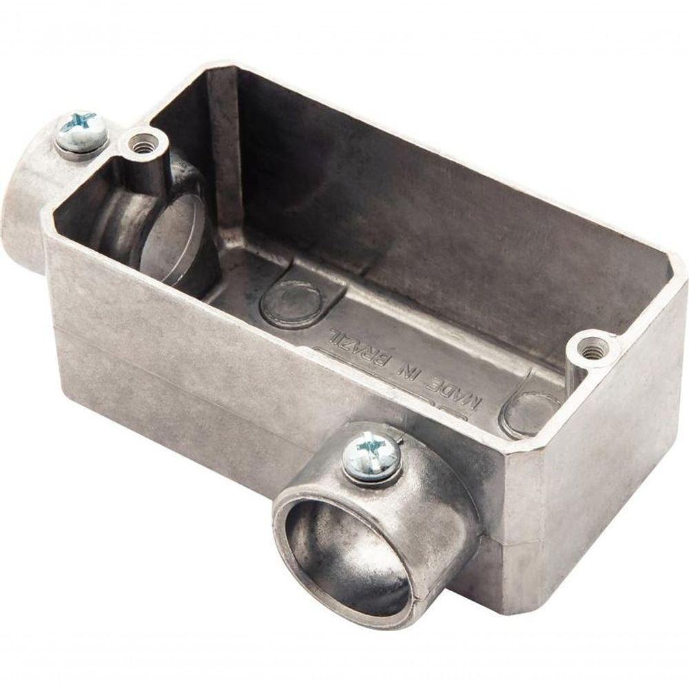 Condulete Fixo Tramontina 3-4 Tipo Ll Sem Tampa E Sem Rosca - 1