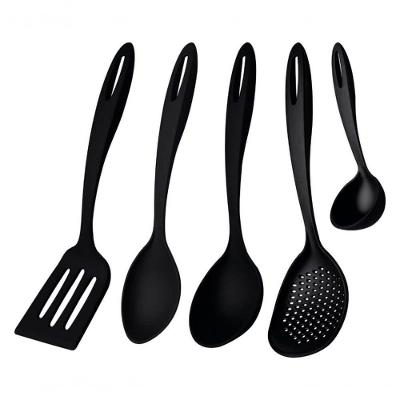 Jogo De Utensílios Tramontina Ability 5 Peças Nylon Preto